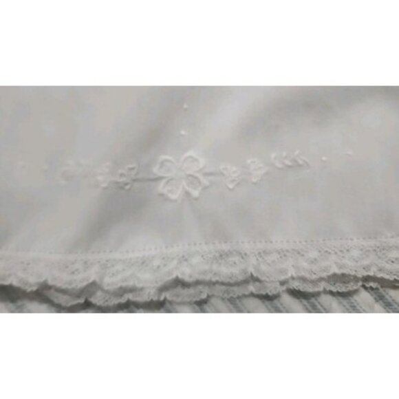 Vintage 60s CHERUBS Designer Collection Baby Christening Gown Slip Bonnet Set NB - Picture 11 of 16